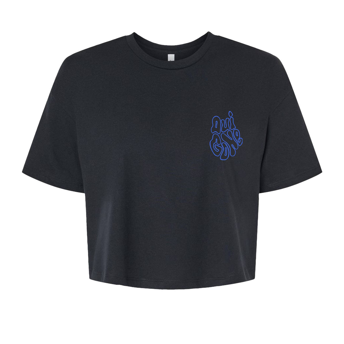 "OG Melting Outline" Boxy Crop Tee