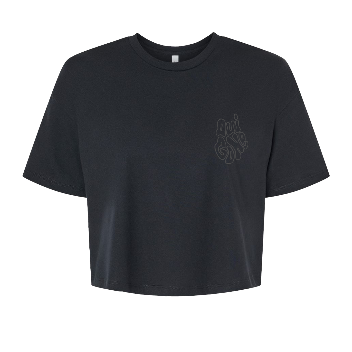 "OG Melting Outline" Boxy Crop Tee