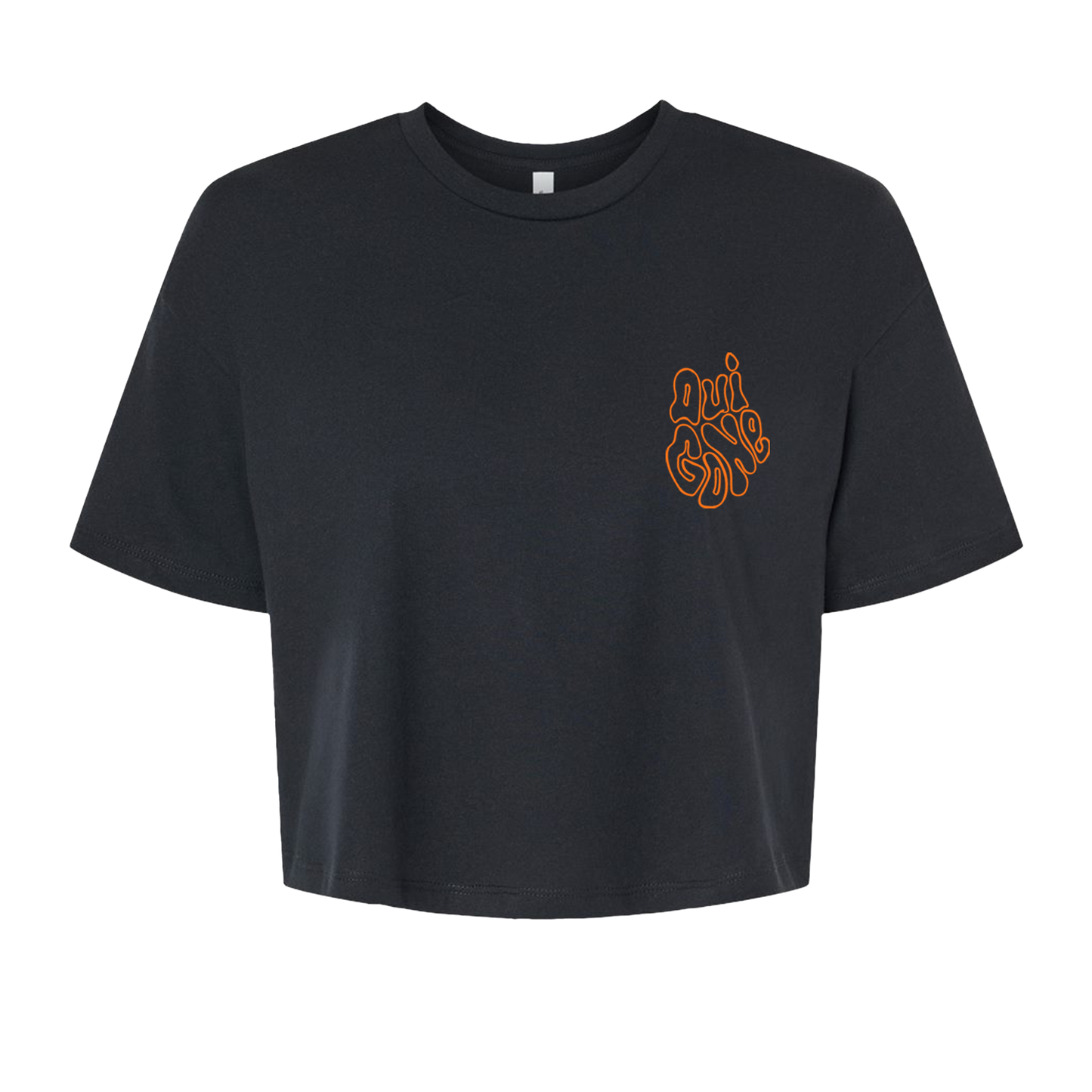 "OG Melting Outline" Boxy Crop Tee