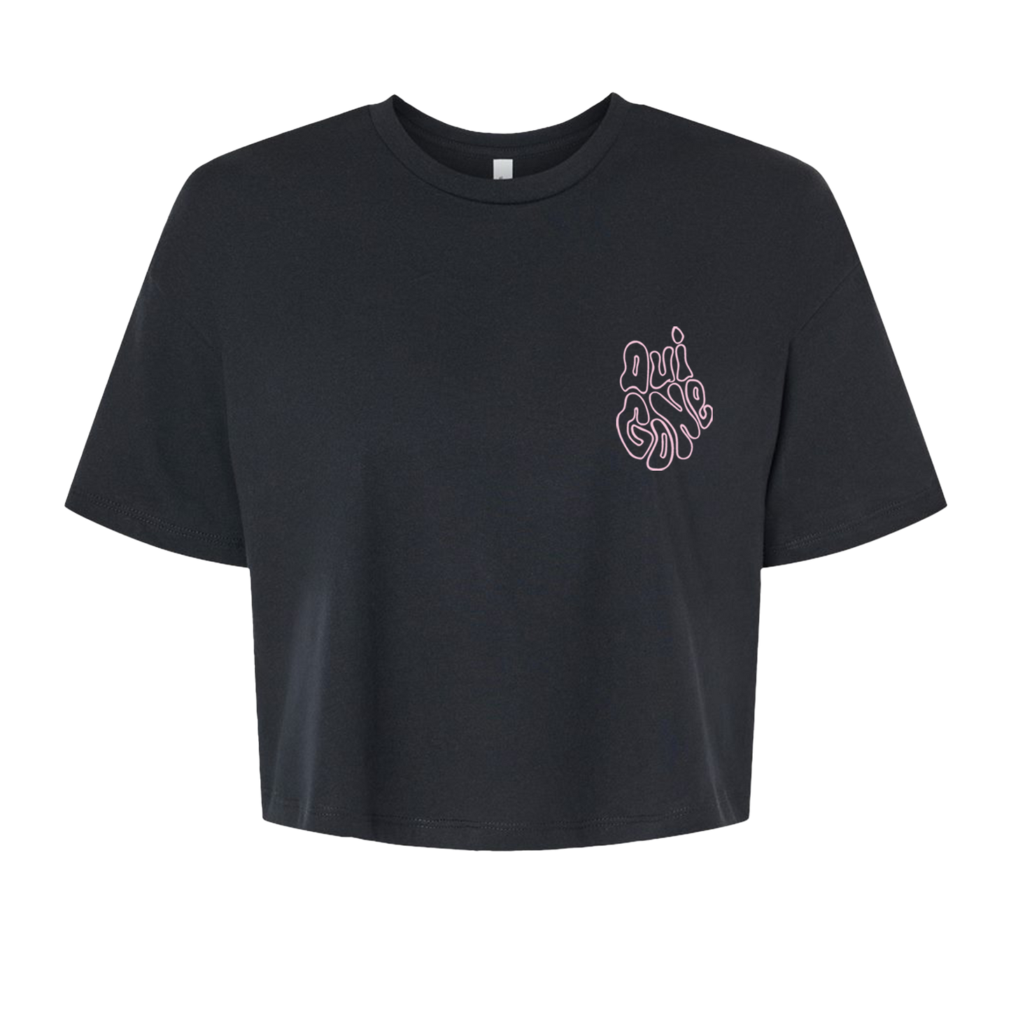 "OG Melting Outline" Boxy Crop Tee