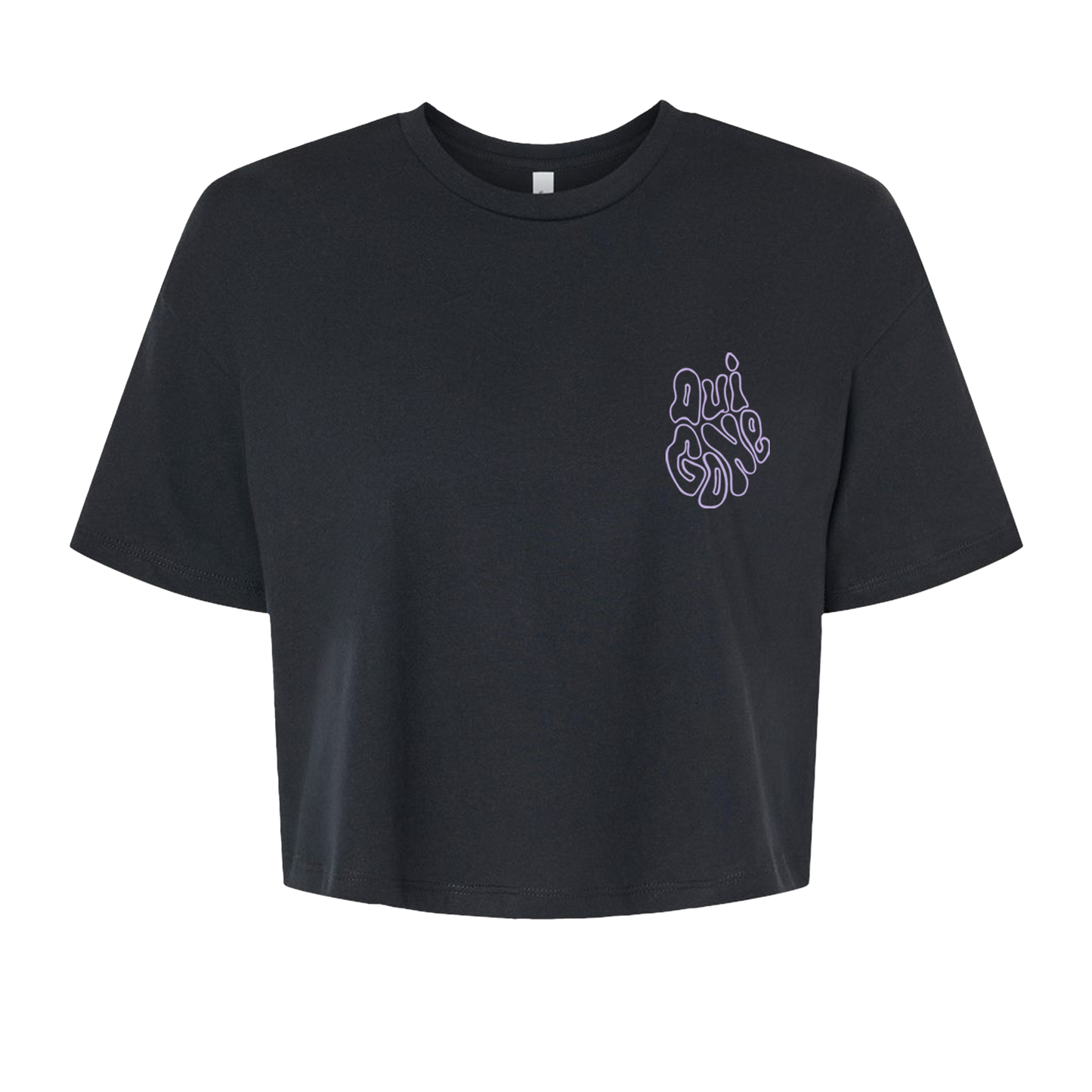 "OG Melting Outline" Boxy Crop Tee