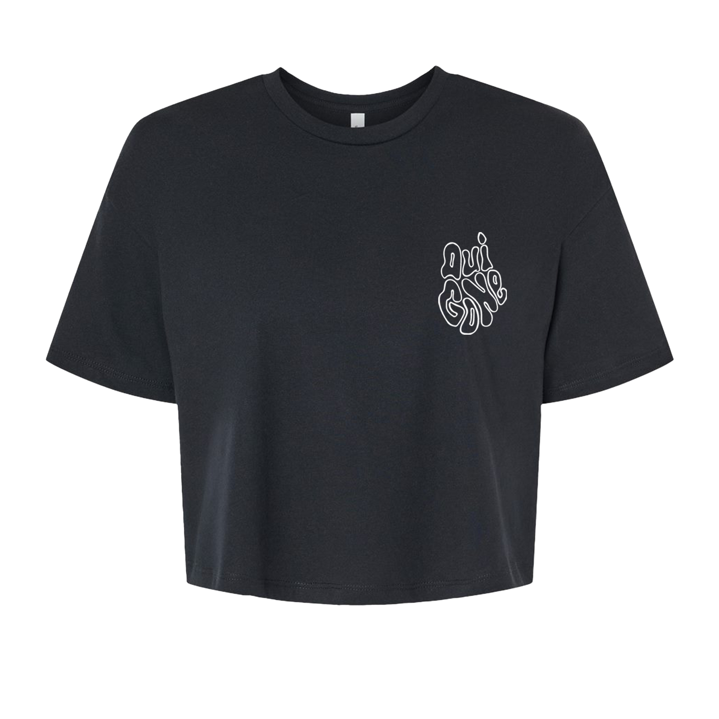 "OG Melting Outline" Boxy Crop Tee