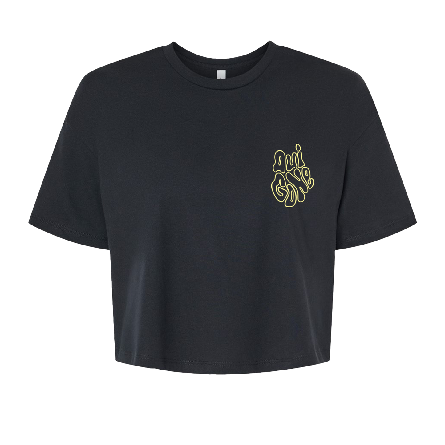 "OG Melting Outline" Boxy Crop Tee