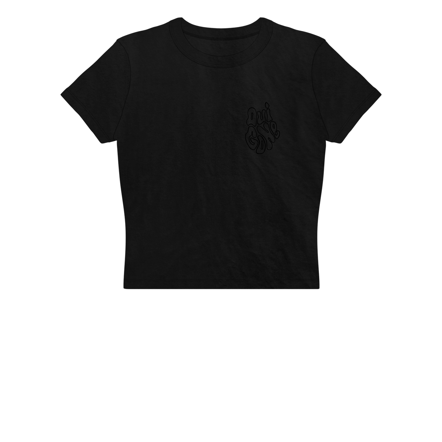 "OG Melting Outline" Crop Tee