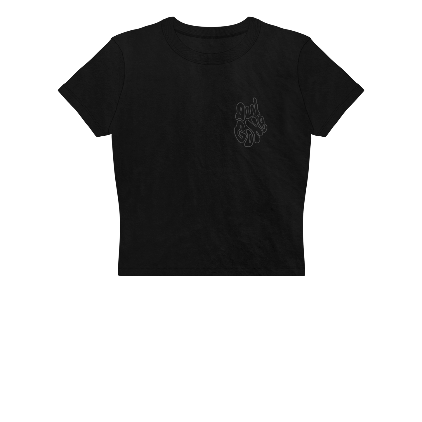 "OG Melting Outline" Crop Tee