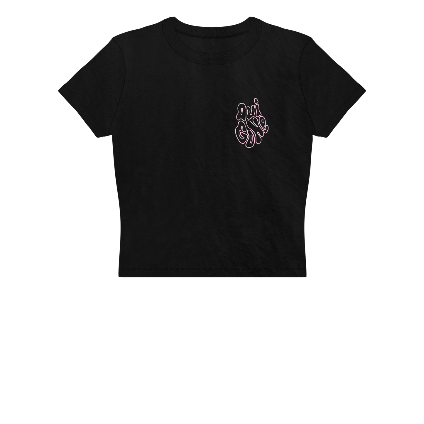 "OG Melting Outline" Crop Tee