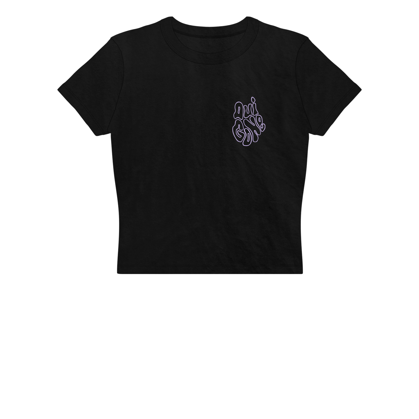 "OG Melting Outline" Crop Tee