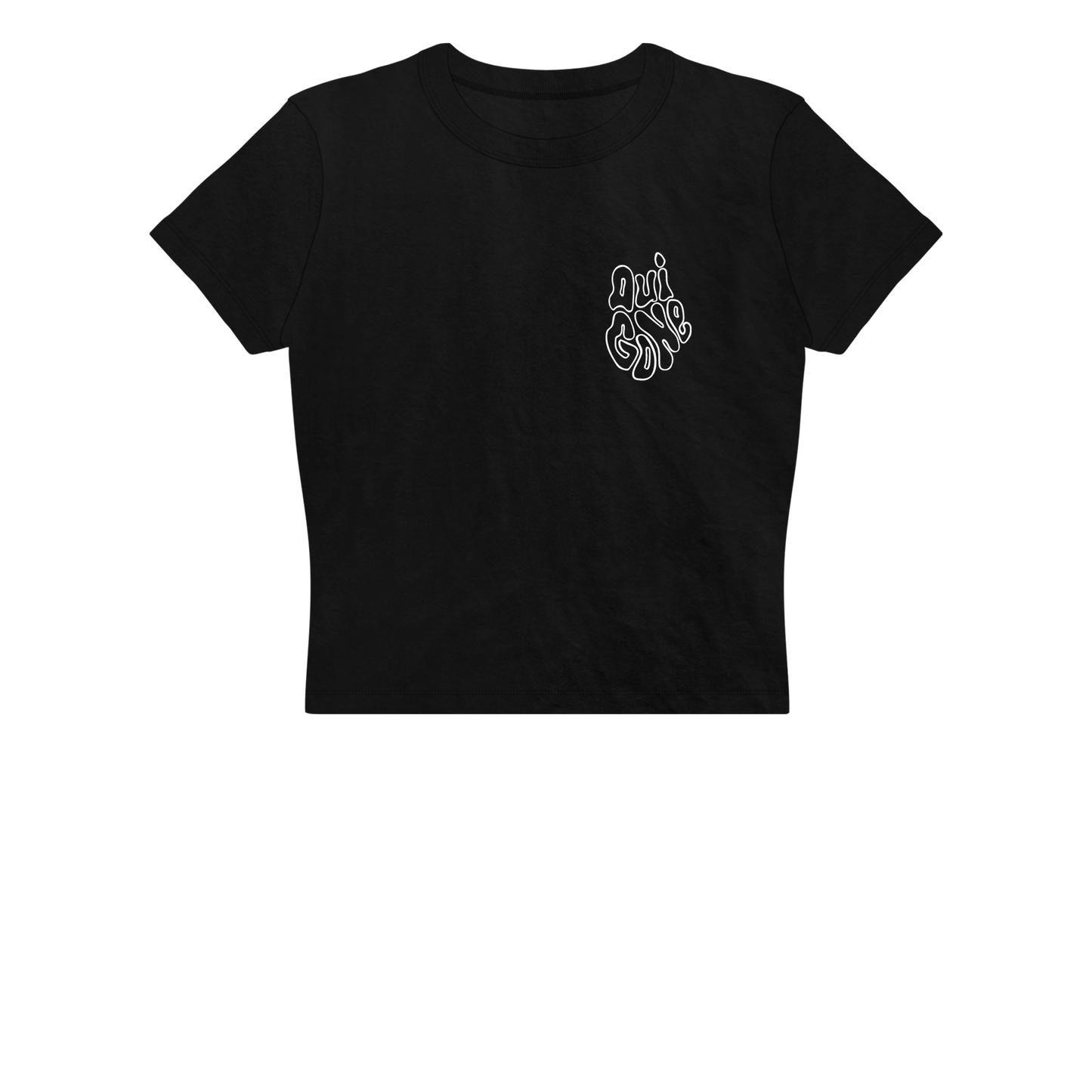 "OG Melting Outline" Crop Tee
