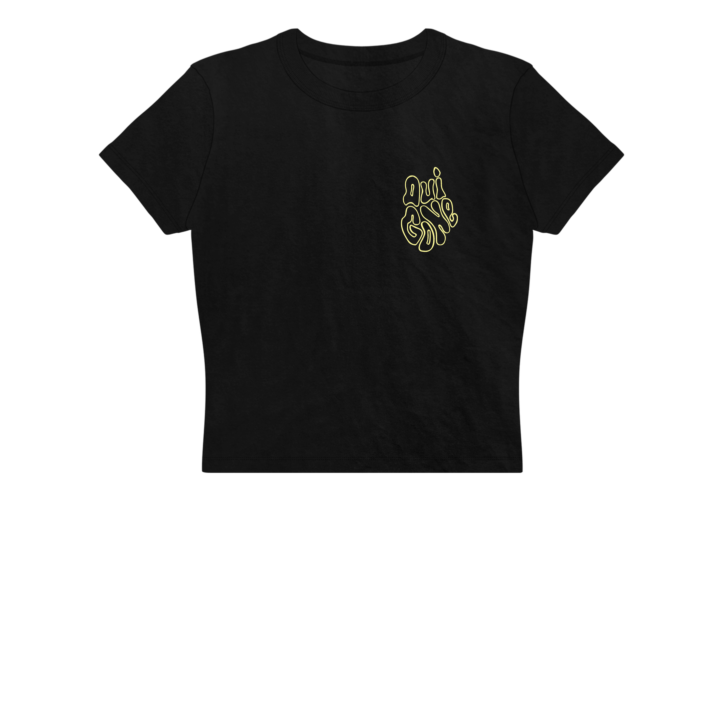 "OG Melting Outline" Crop Tee
