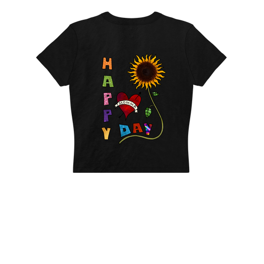 "Happy Mothers Day" Crop Tee