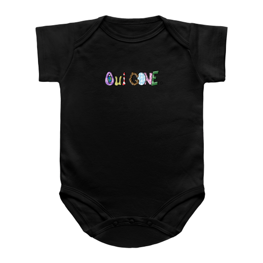 "Oui Gone" Baby Snapsuit