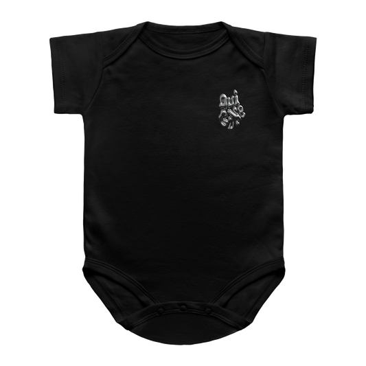 "OG Melting Metallic" Baby Snapsuit