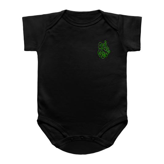 "OG Melting Outline" Baby Snapsuit