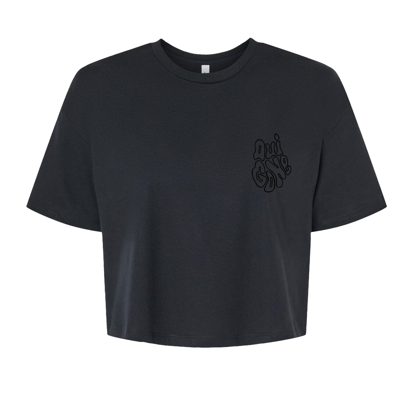 "OG Melting Outline" Boxy Crop Tee